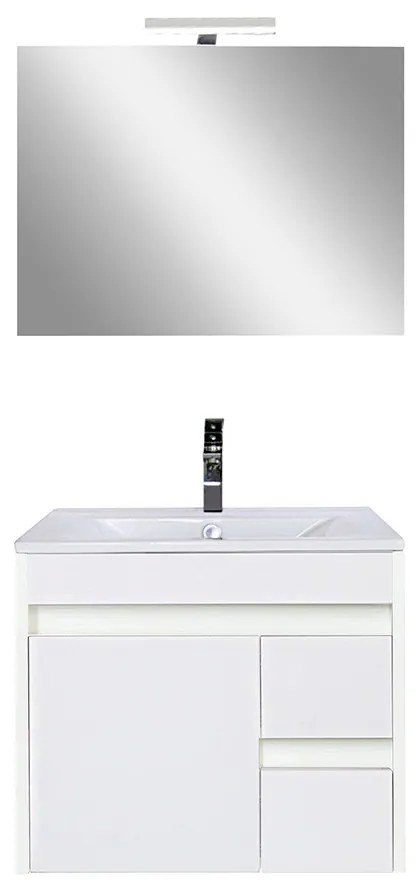 Mobilier complet de baie Luna Prime 60 alb