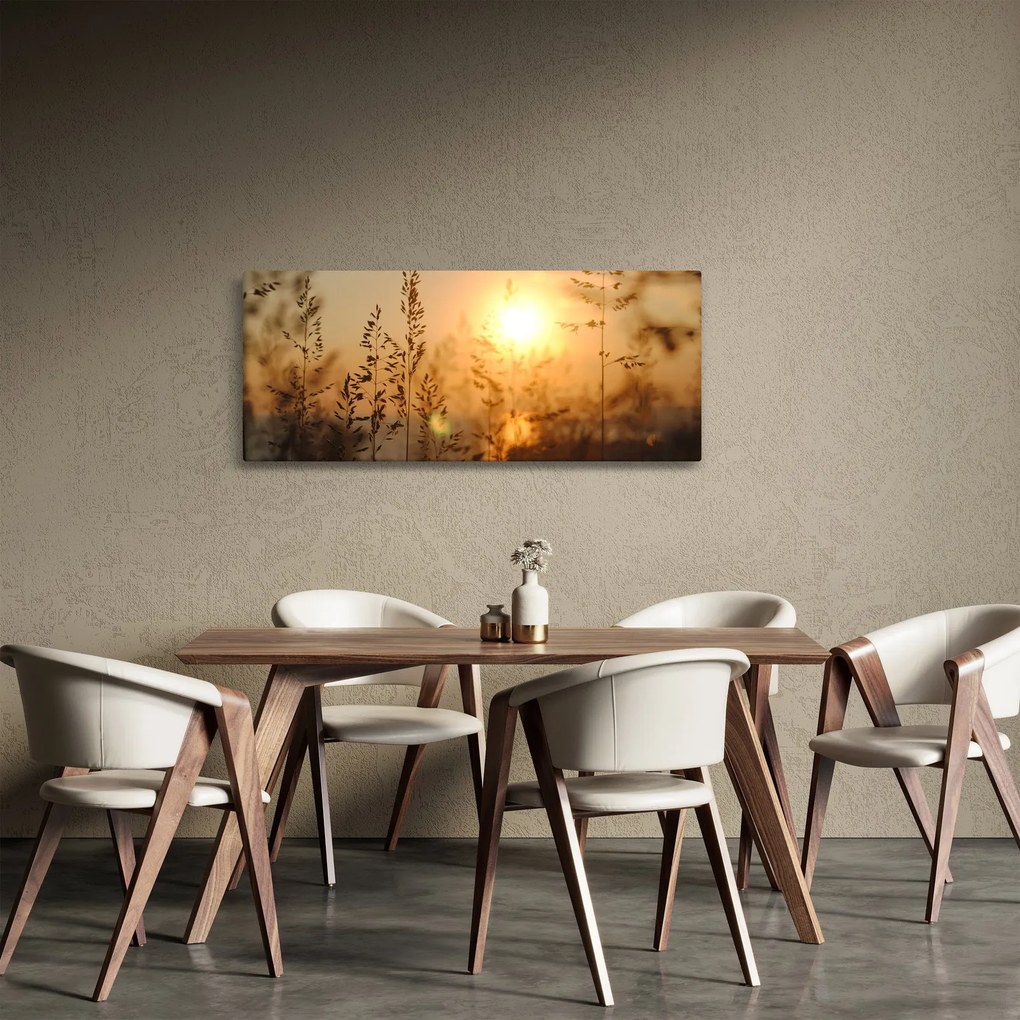 Tablou cu răsărit de soare (120x50 cm)