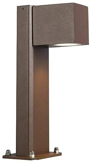 Lampă inteligentă de exterior, de podea, maro rugină, 30 cm, IP44, incl. WiFi GU10 - Baleno