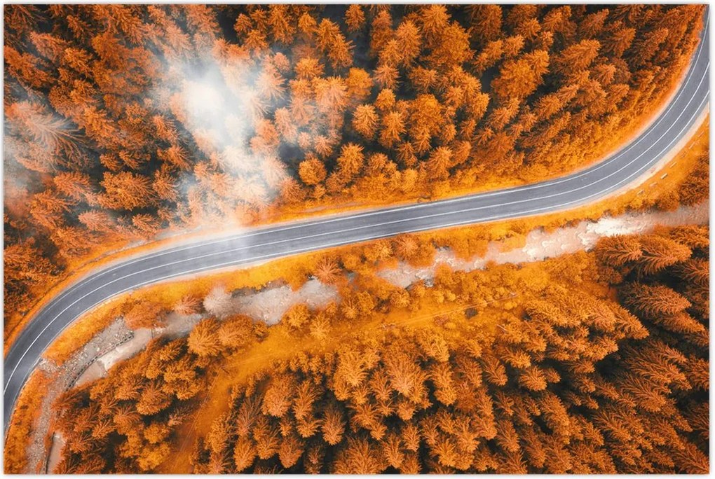 Tablou - Strada montană (90x60 cm)