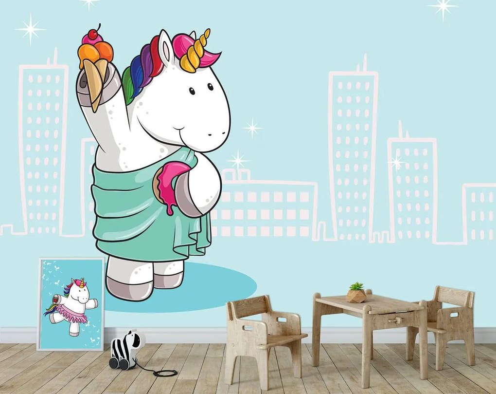 Fototapet - Unicorn (254x184 cm)