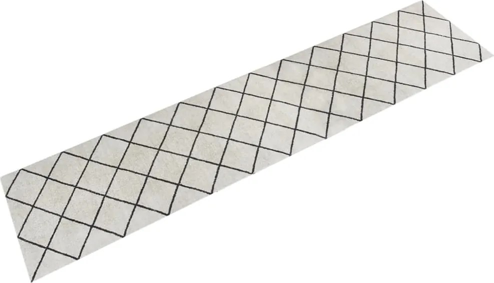 vidaXL Covor de bucătărie lavabil Square, 60x300 cm, catifea