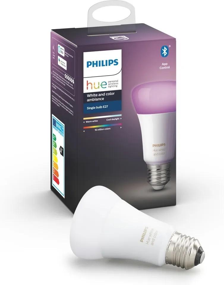 LED Bec dimmabil Philips Hue WHITE AND COLOR AMBIANCE E27/9W/230V 2000-6500K