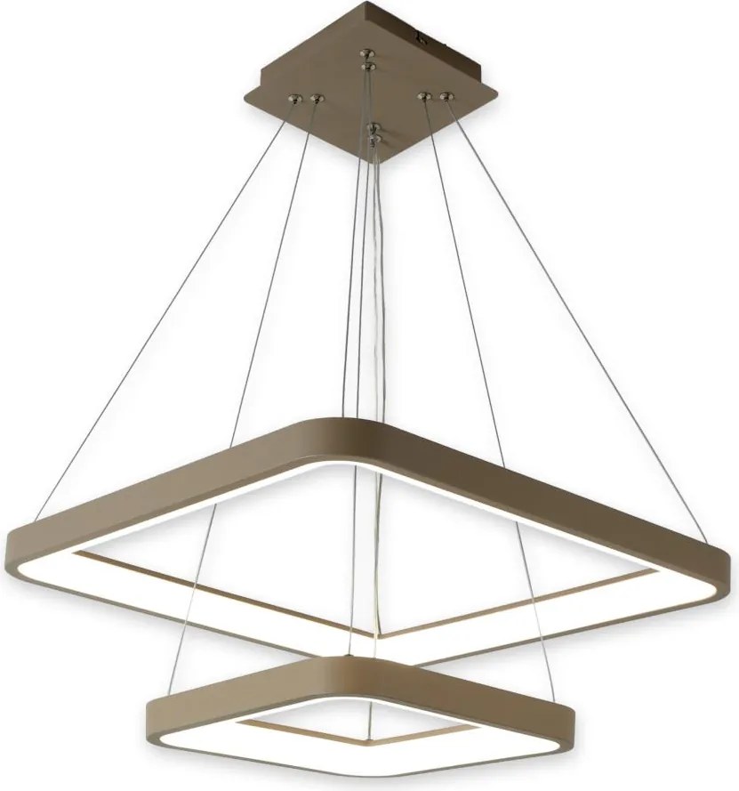BRILAGI - lustra LED reglabilă pe cablu FALCON SLIM LED/78W/230V bej + telecomandă