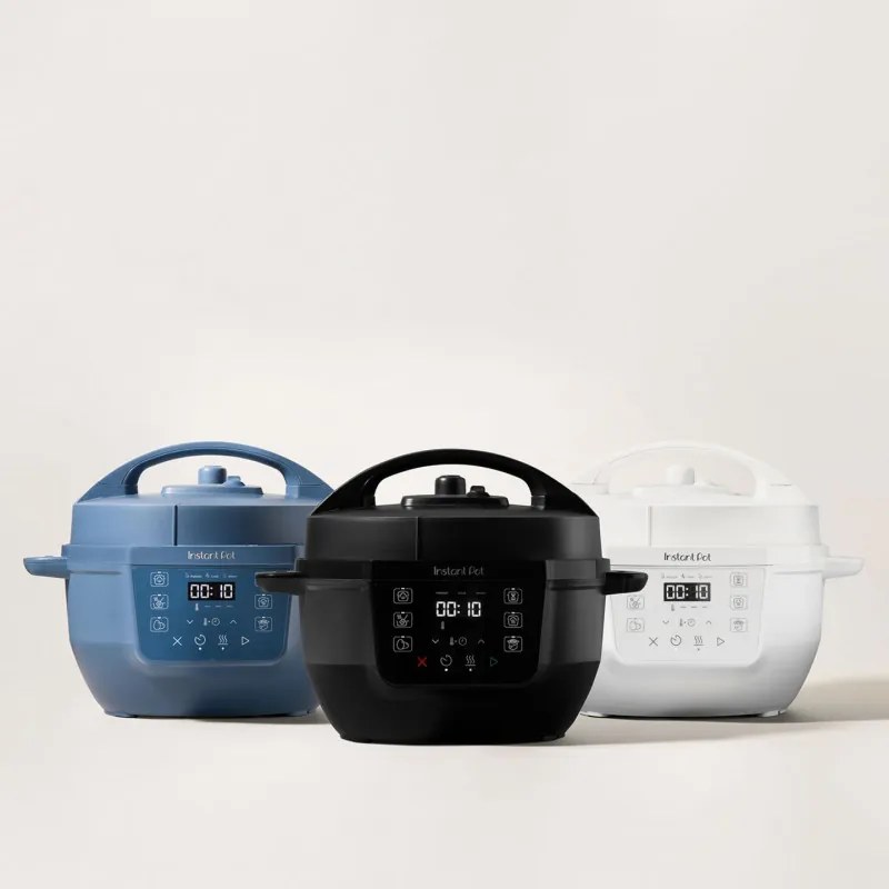 Resigilat: Multicooker Instant Pot Classic Mini 140800801, 800 W, 3,8 l, 7 programe, Butoane „Favorite”, Ecran LCD, Otel inoxidabil, Alb