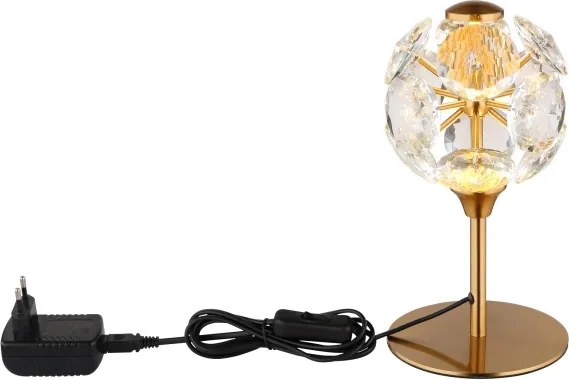 Globo 16047T - Lampă de birou LED VIRINA LED/8W/230V 3000K aurie