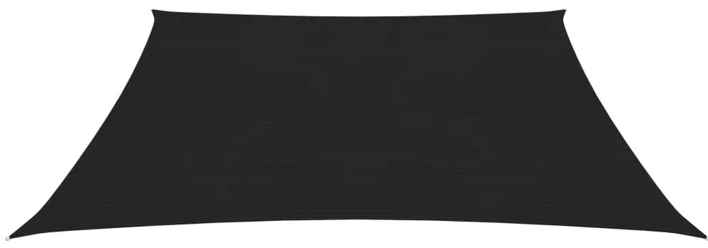 Pânză parasolar, negru, 4,5 x 4,5 m hdpe, 160 g/m²