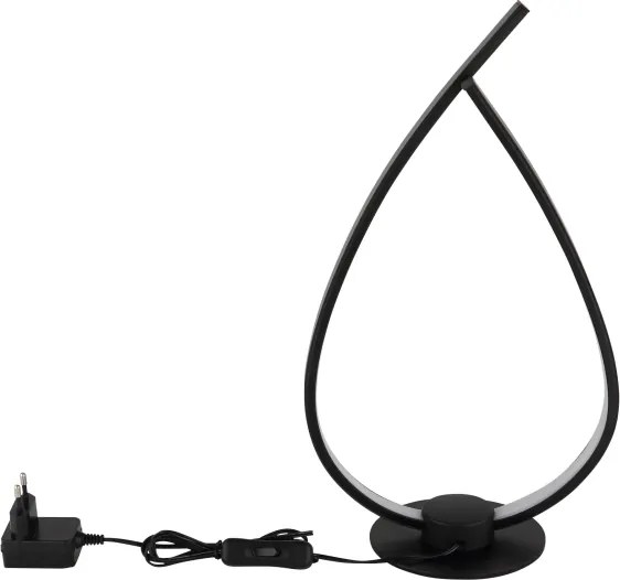 Globo 58492B - Lampă de masă LED TRINA LED/6W/230V neagră