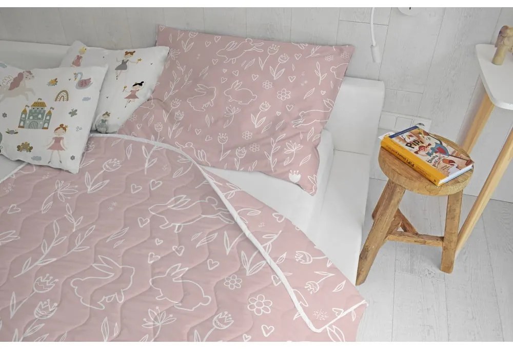 Set pilotă și față de pernă din bumbac satinat matlasat 140x200 cm – Butter Kings