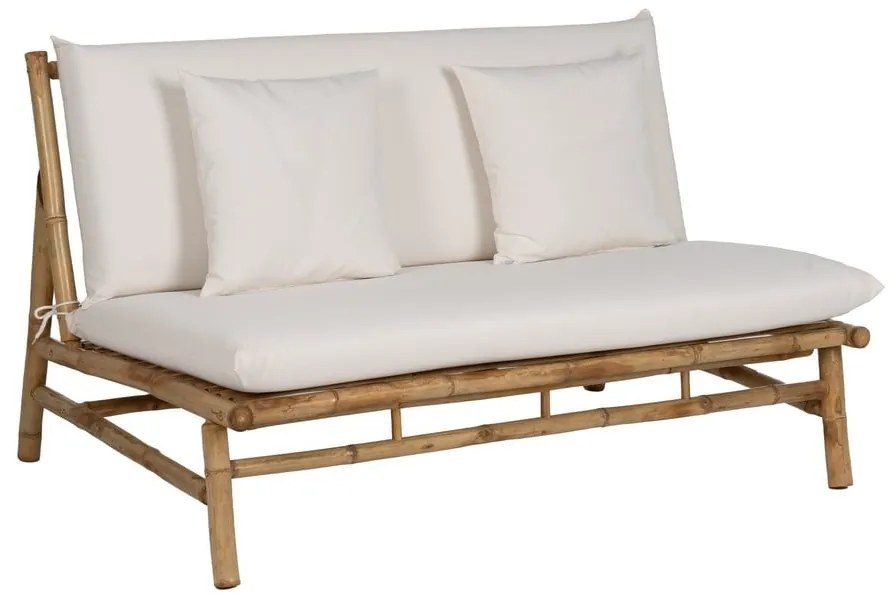 Canapea albă 135 cm Bamboo – Ixia