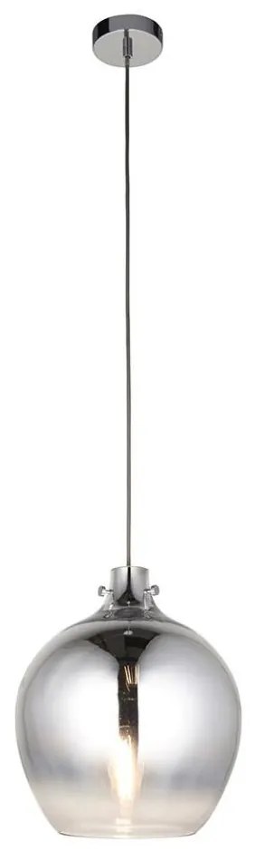 Lustră pe cablu Endon 96442 PANTHER 1xE27/10W/230V crom lucios/fumuriu