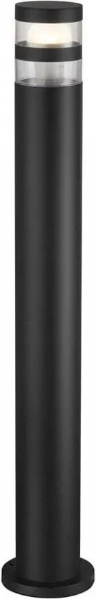 Lampadar negru din aluminiu si plastic 80 cm pentru exterior Birk Floor Black Nordlux
