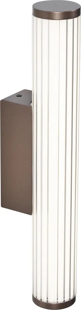 Lampă de perete retro bronz 40.4cm Inclusiv LED IP44 - Coco
