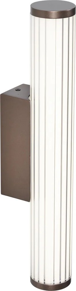 Lampă de perete retro bronz 40cm incl. LED IP44 - Coco