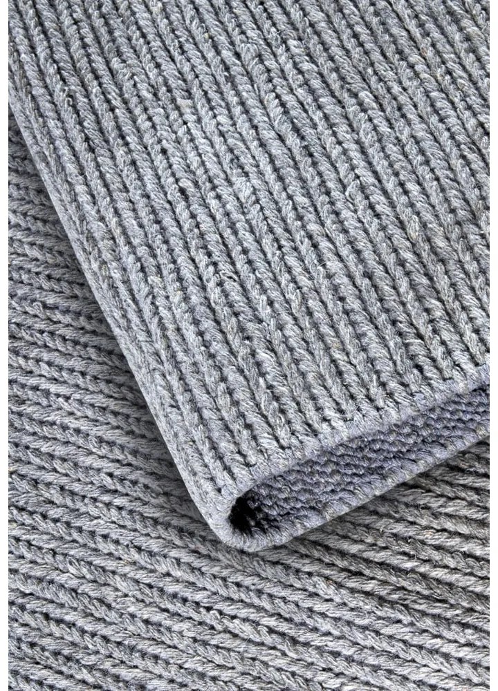 Covor tip traversă gri țesut manual din lână 80x200 cm Francois – Villeroy&Boch