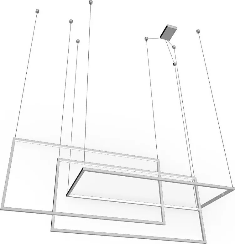 Azzardo AZ2915 - Lustră LED dimmabilă suspendată pe cablu METRIC LED/135W/230V