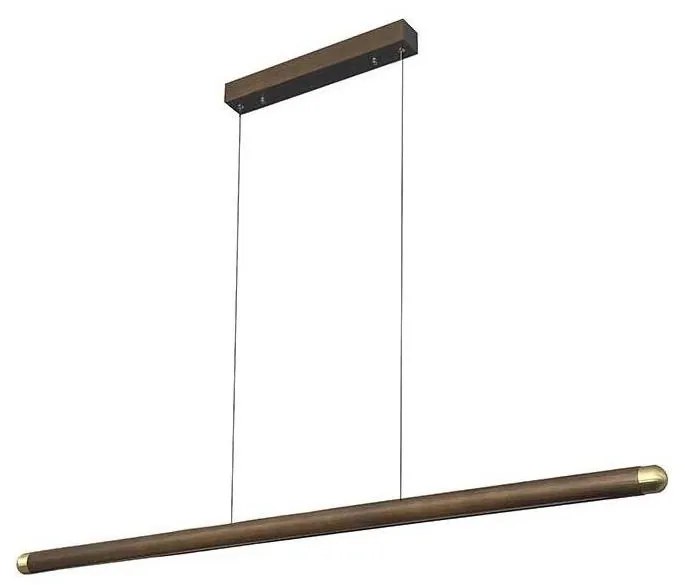 Lustră LED pe cablu LED/22W/230V 4000K 120 cm frasin/lemn masiv