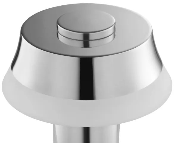 Brilliant - Lampă de masă LED tactilă, dimabilă și reîncărcabilă KINICH LED/2,5W/5V 2700K crom lucios