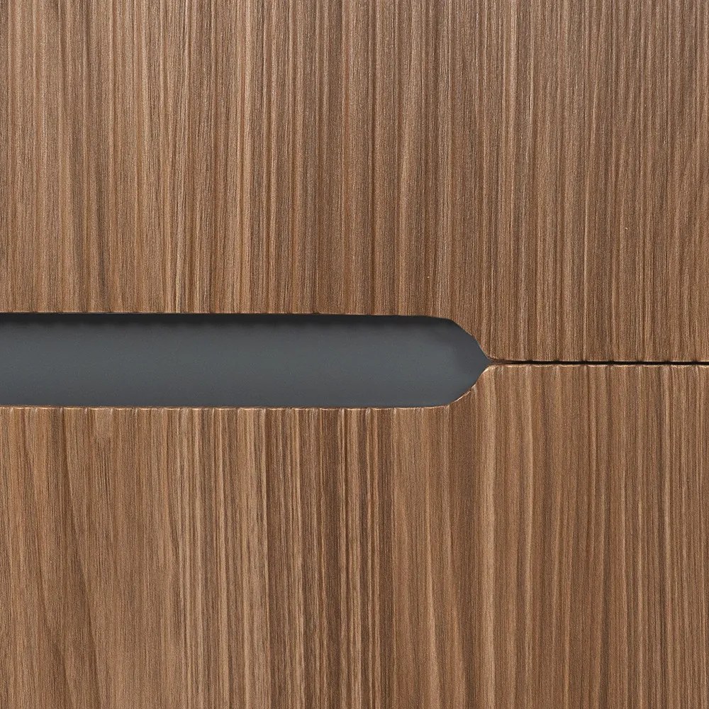 Trent Mobilier de baie 120 cm chiuvetă ceramică cu oglindă 60x120 cm gri antracit - stejar înserat