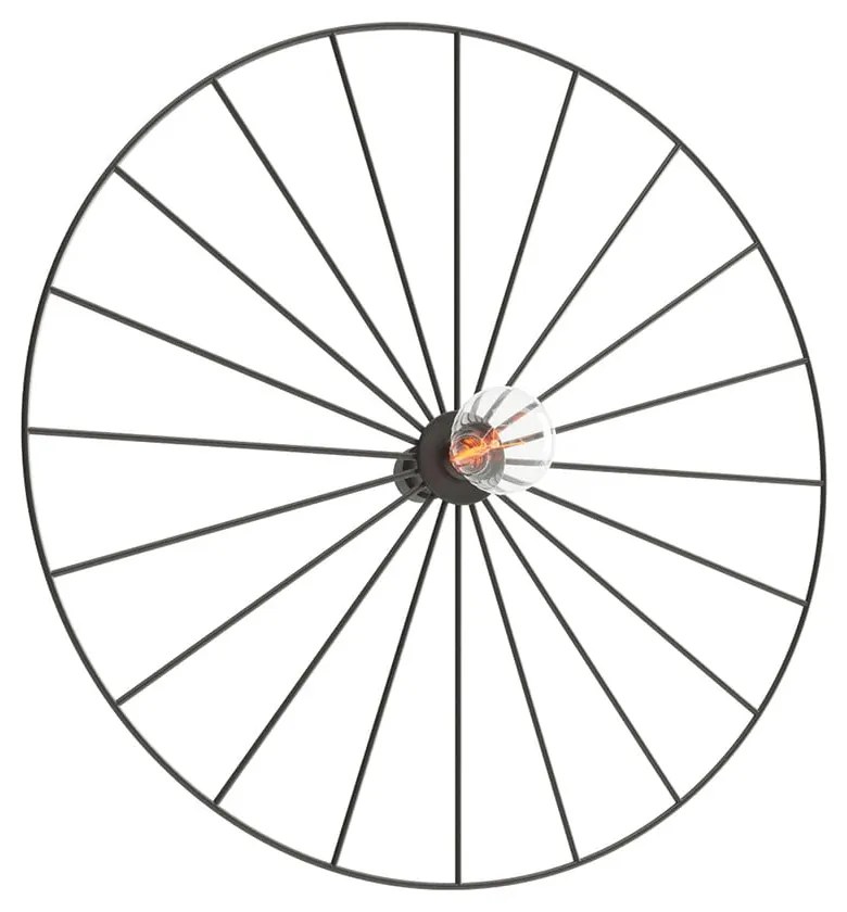 Plafonieră neagră ø 45 cm Soho – Sollux