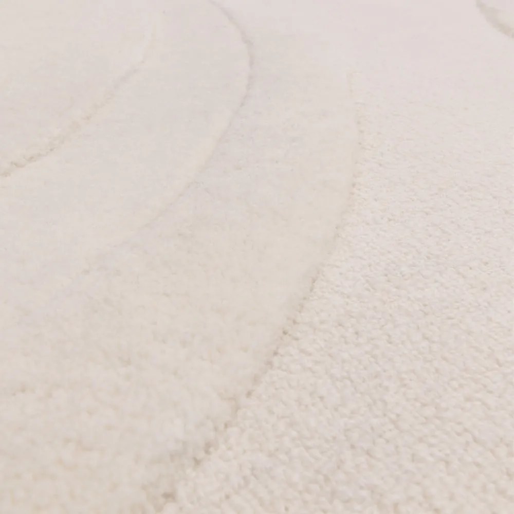 Covor alb din lână 120x170 cm Olsen – Asiatic Carpets