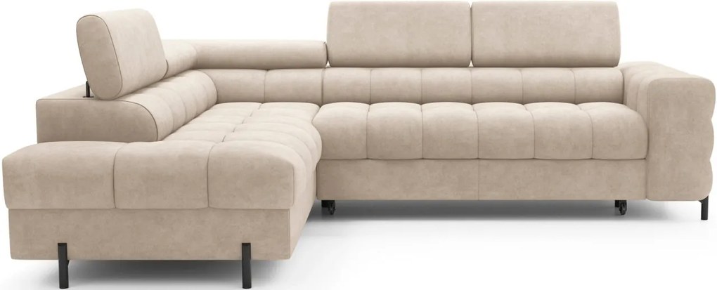 Coltar extensibil Ferruce cu tetiere reglabile L276 cm