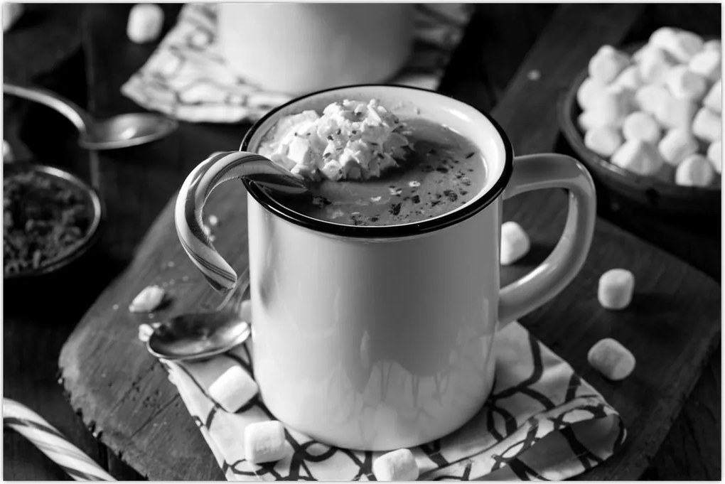 Tablou - Ciocolată caldă de Crăciun (90x60 cm)