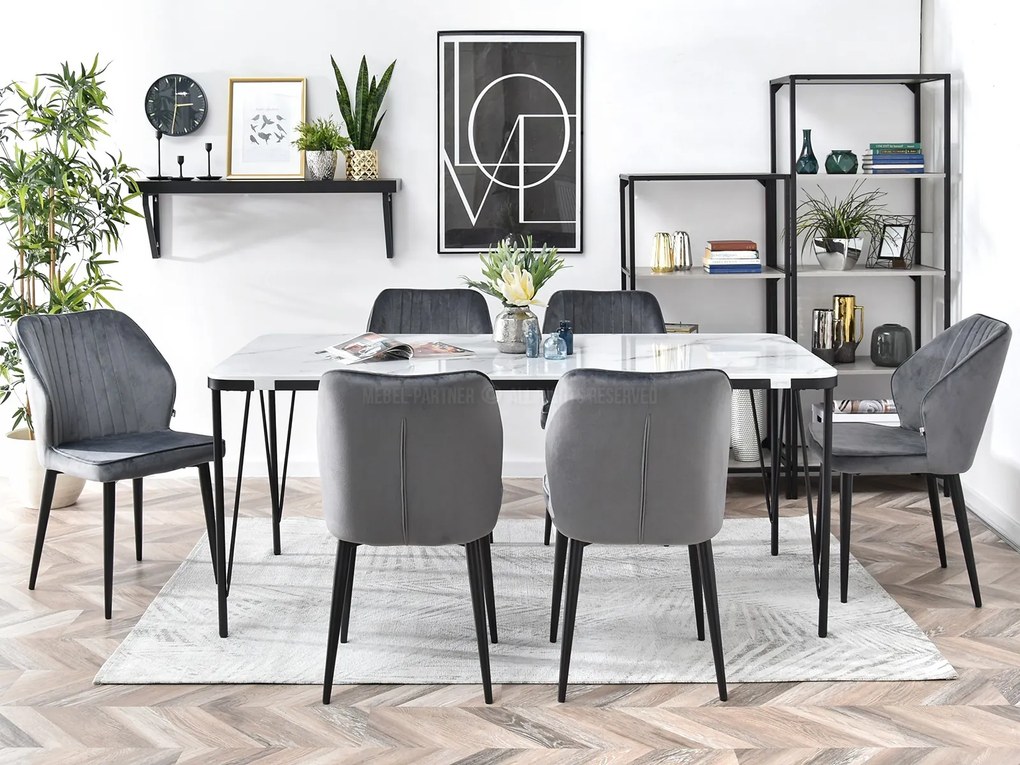 Scaun Greta K (gri + negru). 1111064