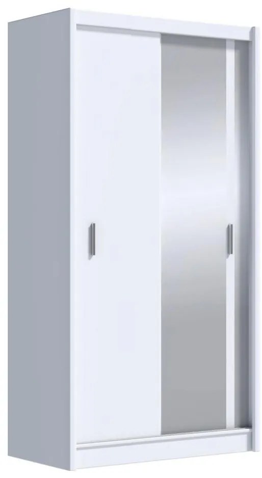 Dulap cu oglindă SABRINA alb 120x215 cm