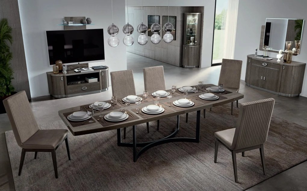 Masă lemn masiv extensibilă Serenity 200–250 cm