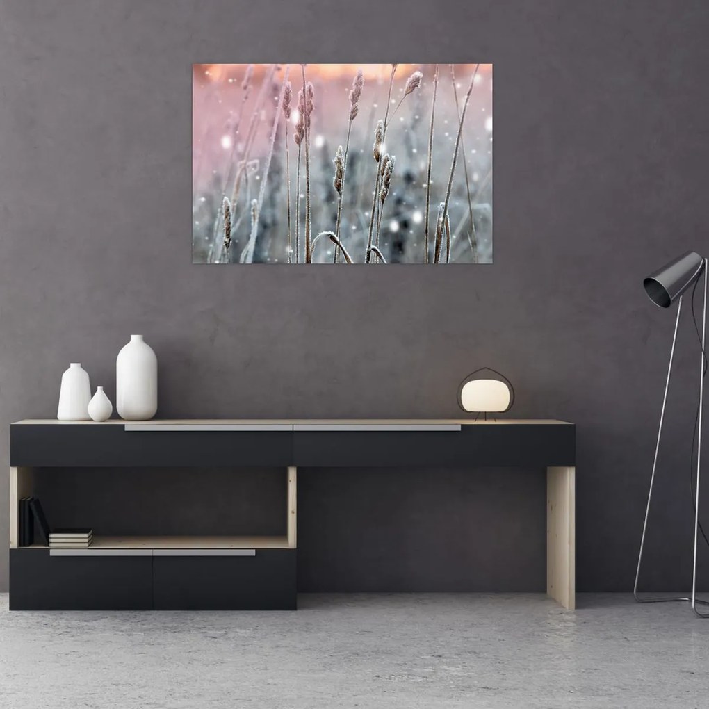 Tablou - Peisaj de iarnă (90x60 cm)