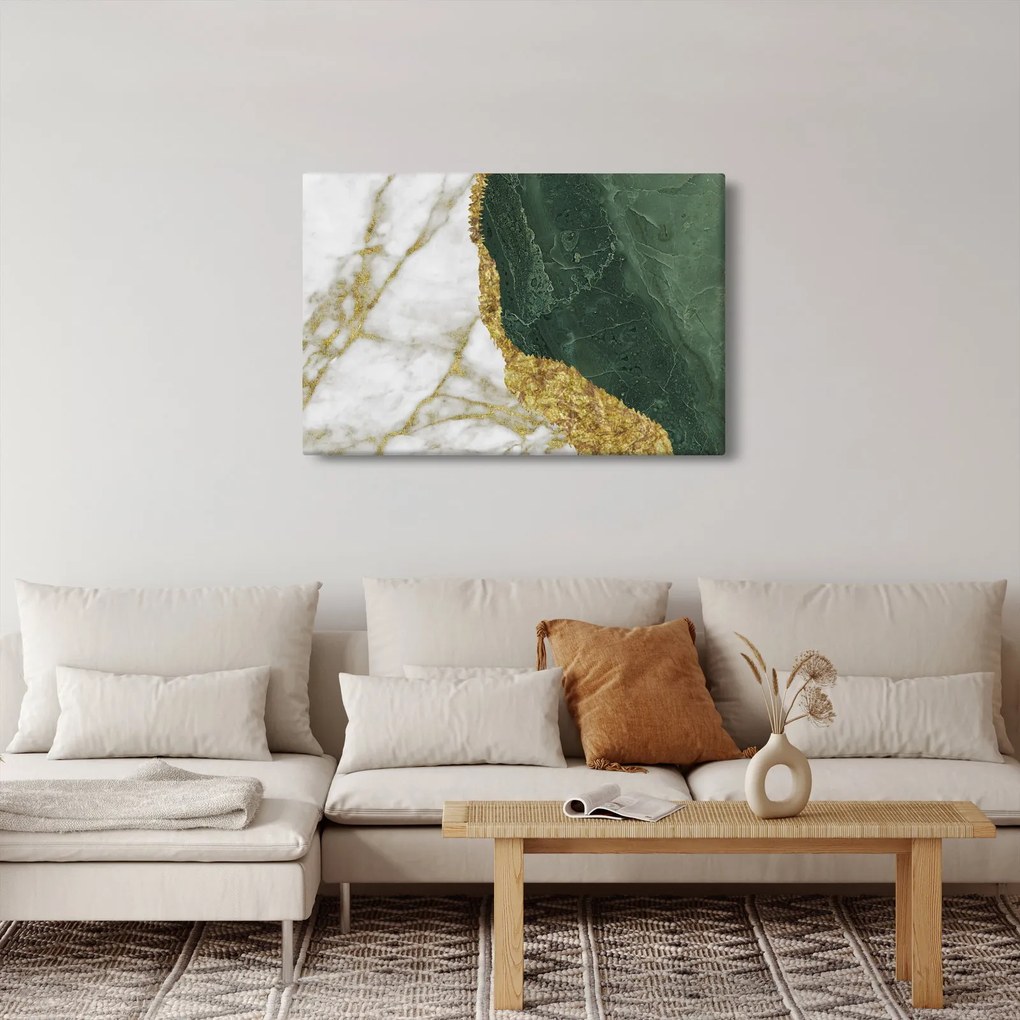 Tablou - Marmură verde N⁰3 (90x60 cm)