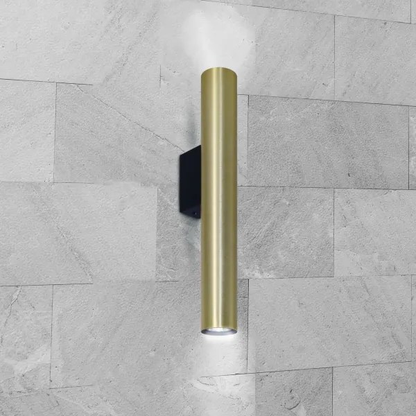 Aplică LUNGOMARE 2xGU10/10W/230V auriu