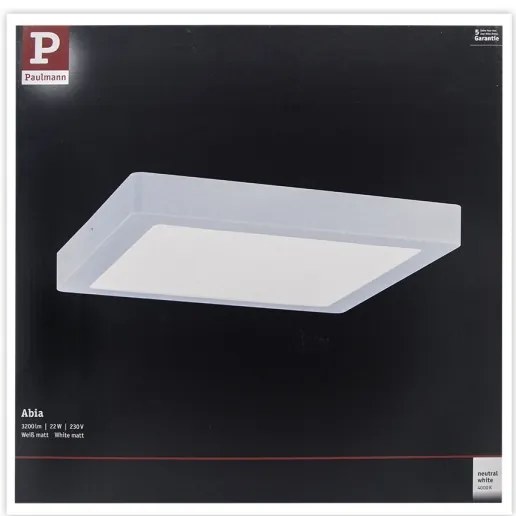 Plafonieră LED/22W ABIA 230V albă Paulmann 71022