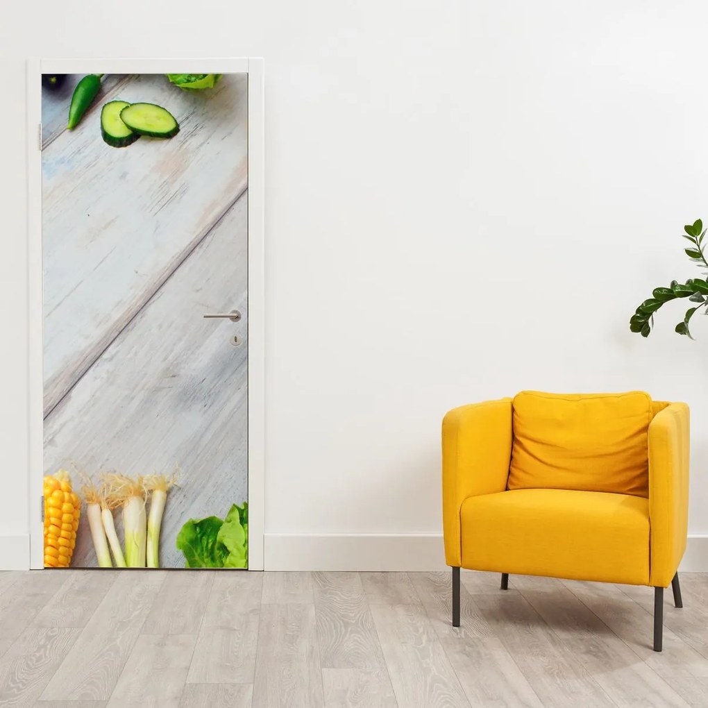 Fototapet pentru ușă - Legume (95x205cm)
