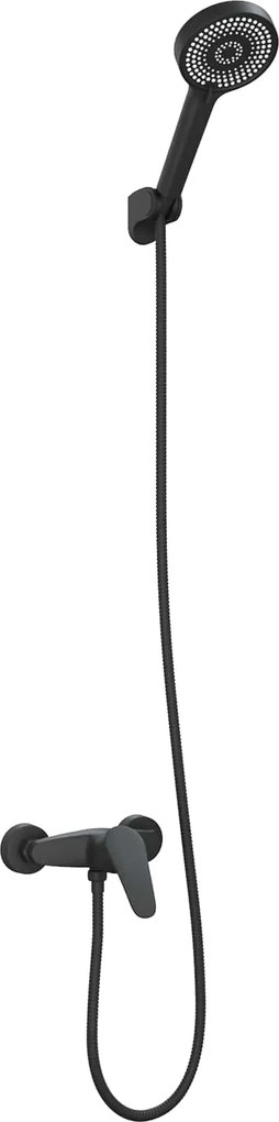 vidaXL Set de cap de duș Negru G 1 / 2 inci