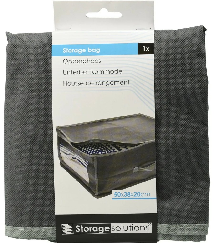 Husă pentru pătură Storage Solutions 50 x 38 x20 cm, gri închis