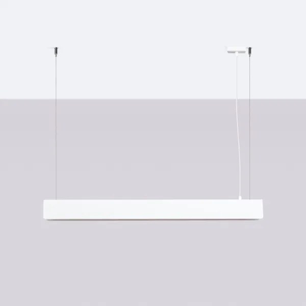 Lustră LED pe cablu Sollux SL.1394 SPARK 1xG13/8,5W/230V alb