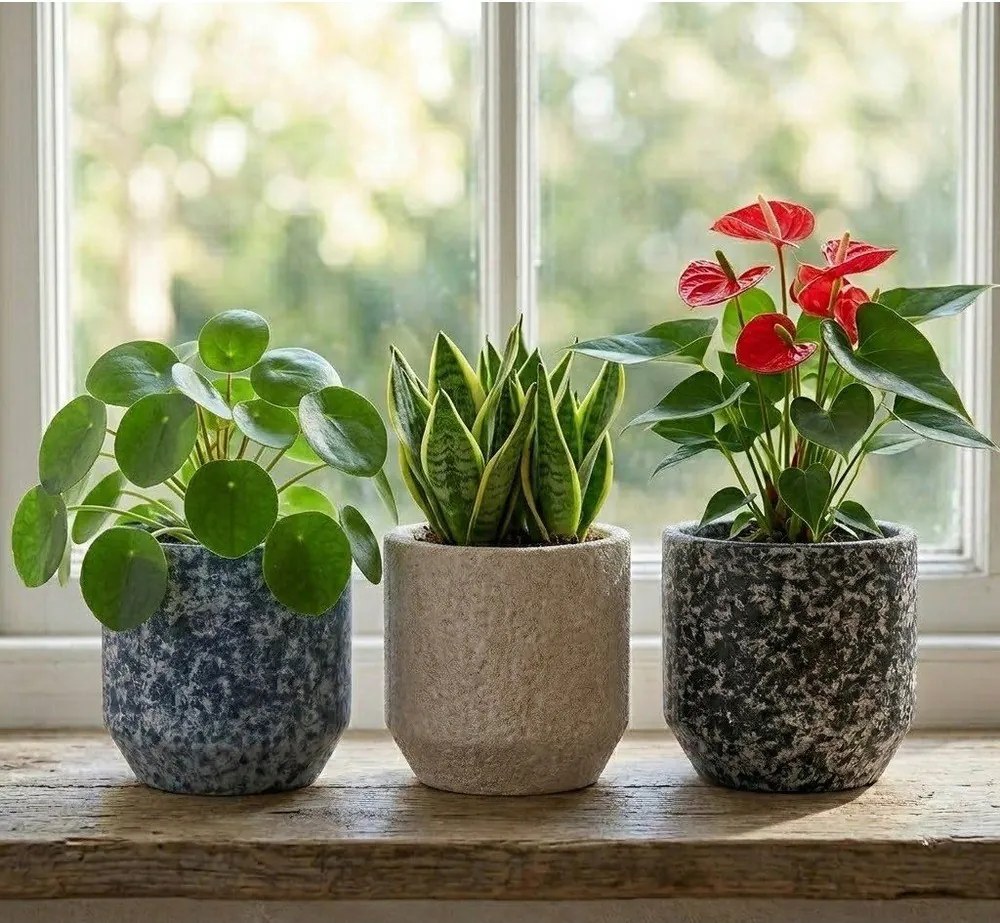 Ghiveci decorativ din ceramică handmade ø 14 cm Almada – Ego Dekor