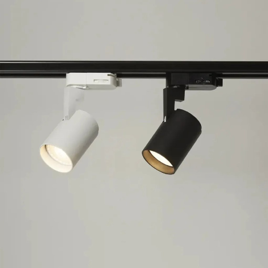 Spot directionabil pentru sina Track Project Collection, Libra alb