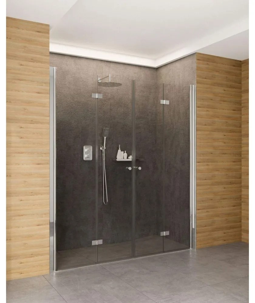 Usa sticla dus rabatabila 90 cm crom Deante Kerria plus 900x2000 mm