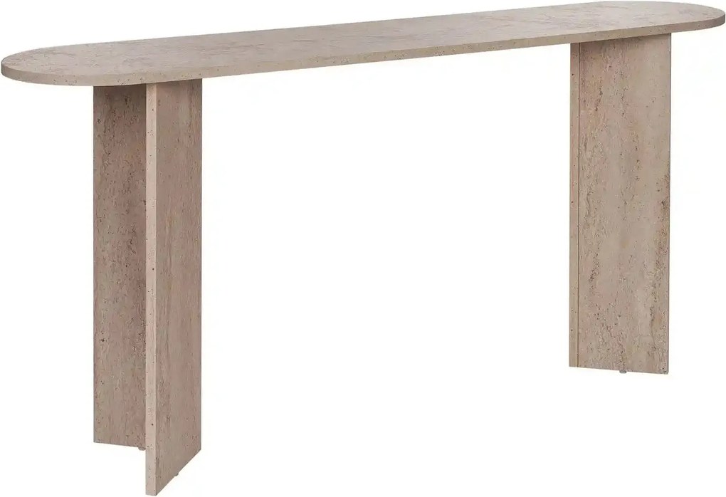 Consola SIRA, travertin, PAL, 150x35x75 cm