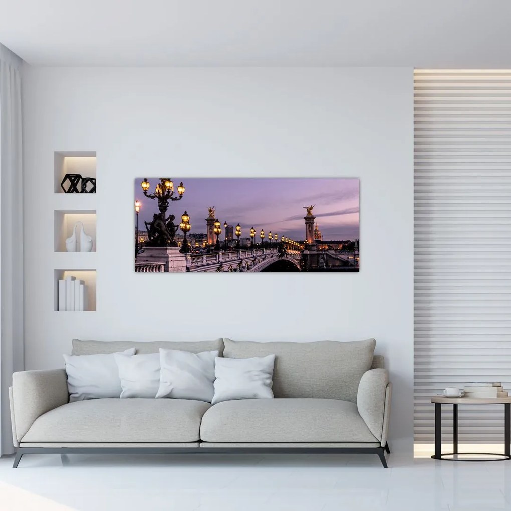 Tablou - Podul lui Alexandru al III.-lea din Paris (120x50 cm)