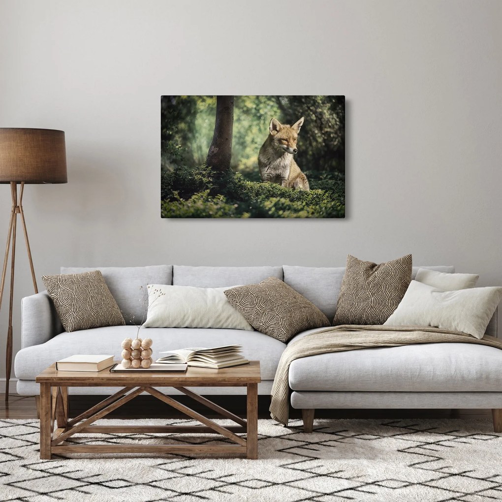 Tablou cu vulpe (90x60 cm)