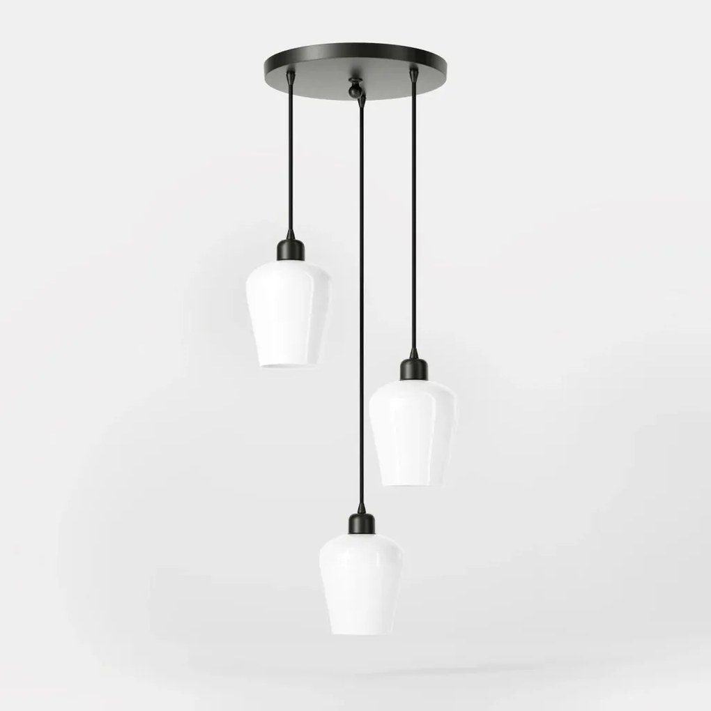 Lustra design italian din alama si sticla Talis