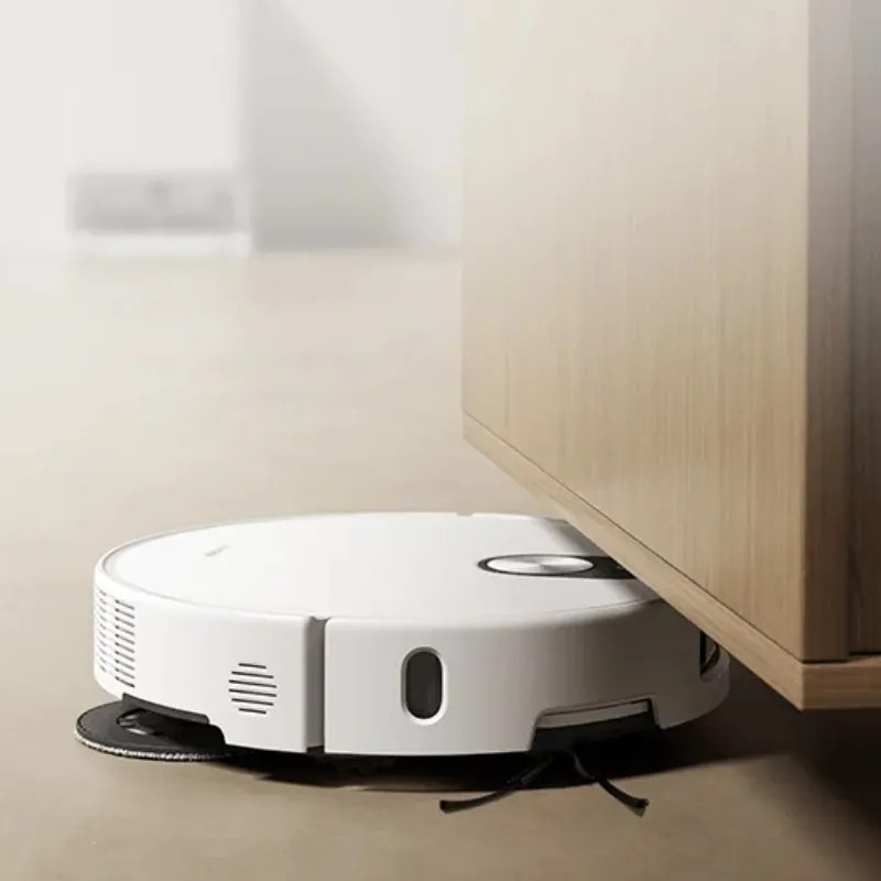 Aspirator robot Xiaomi Robot Vacuum 5 EU OV31GL, 55 W, 20000 Pa, 140 min, recunoaștere AI, stație automată de spălare și uscare, navigație laser dToF, apă caldă 80 °C, alb
