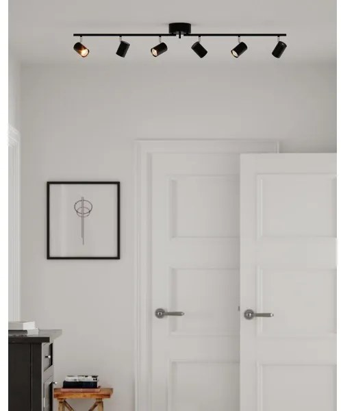 Spot ByRydens 4202100-4002 CORRECT 6xGU10/7W/230V negru