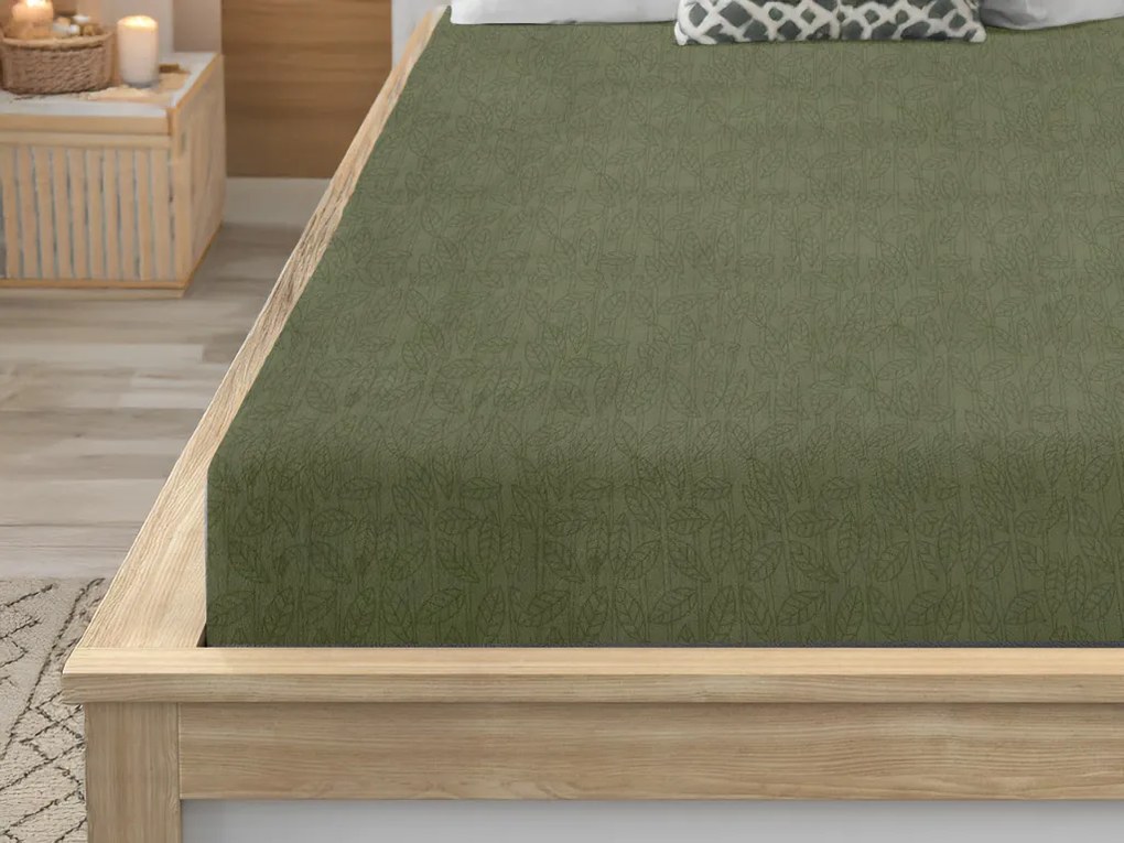 Cearsaf microplus GRENA 180x200 cm verde