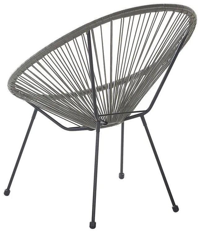 Set pentru grădină ALVAREZ II (gri închis) (pentru 2 persoane). 1026973