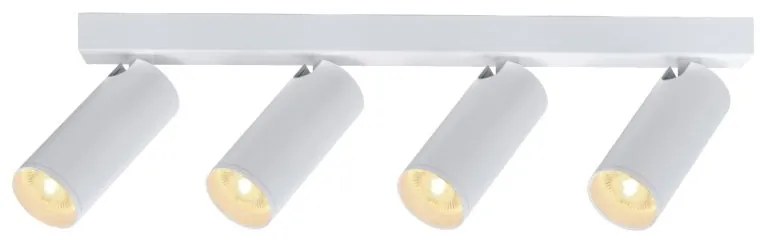 Plafoniera cu 4 spoturi GU10 directionabile NAZARE alb